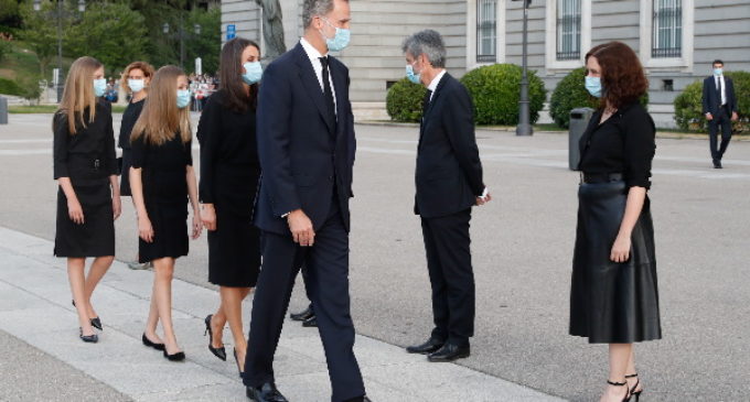 Díaz Ayuso acompaña a SS MM Los Reyes a la Eucaristía en memoria de las víctimas del COVID-19