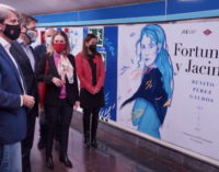 La Comunidad rinde homenaje a Pérez Galdós en su centenario en la estación de Metro de Ríos Rosas
