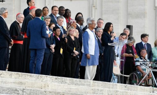 Fraternidad, palabras del Papa: No nos cansemos de gritar «no a la guerra»