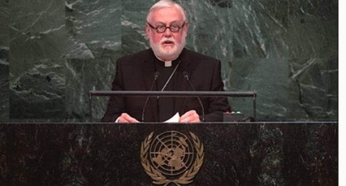 Monseñor Gallagher ante la ONU: “Lo primero son las personas, especialmente quienes sufren”