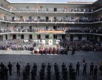 En el Acuartelamiento de Batalla del Salado, Garrido asiste a la celebración de la Virgen del Pilar, Patrona de la Guardia Civil