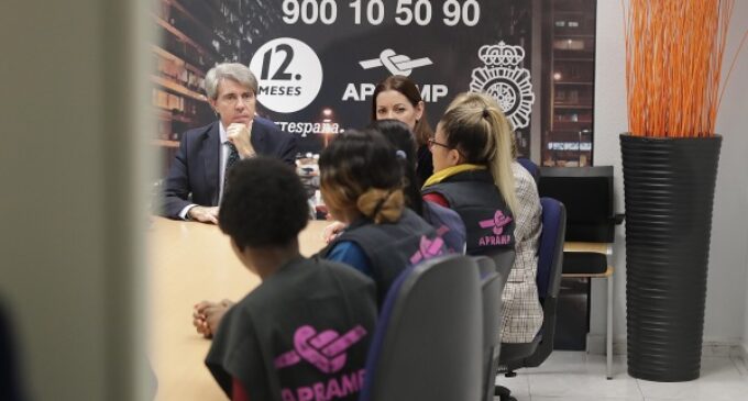 Garrido destaca el “firme compromiso” regional contra la explotación sexual de las mujeres