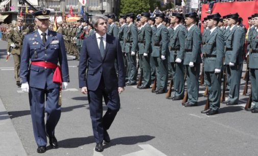 Garrido, en la parada militar en homenaje a los Héroes del 2 de mayo