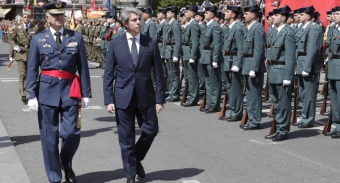 Garrido, en la parada militar en homenaje a los Héroes del 2 de mayo