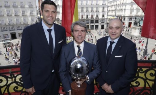 Garrido felicita al Real Madrid de baloncesto tras conseguir su 34ª Liga ACB