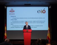 Bajo la presidencia de Su Majestad el Rey Felipe VI, Garrido participa en la lectura pública de la Constitución en su 40º aniversario