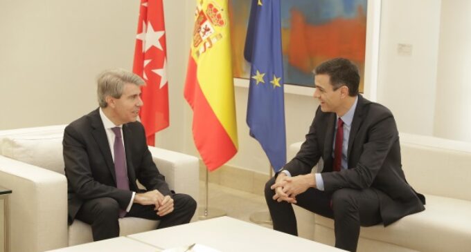 Garrido se reúne con Sánchez y le reclama eliminar el tope en el “Fondo de Competitividad” del sistema de financiación autonómica