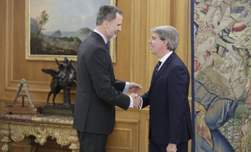 Garrido traslada a S.M. el Rey la vocación de la Comunidad para tender puentes entre regiones y trabajar por los madrileños y los españoles