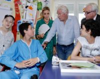 El parque de El Retiro entra en los pasillos y salas del Hospital Infantil Niño Jesús