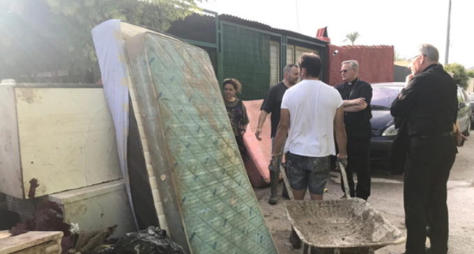 La Iglesia se vuelca con los damnificados por las inundaciones