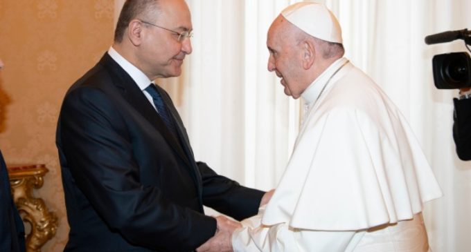 Iraq: El Papa y Barham Saleh resaltan la presencia de los cristianos en el país