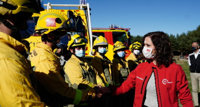 Díaz Ayuso hace balance de la campaña INFOMA 2021: Ocho de cada 10 incendios han sido conatos por la rapidez de los equipos de extinción