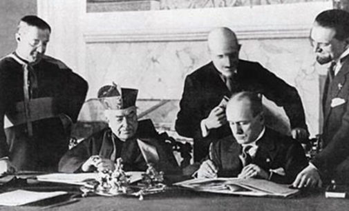 Italia: 11 de febrero, 91 años de los Pactos de Letrán