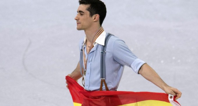 Premio 7 Estrellas de la La Comunidad de Madrid al campeón del Mundo de patinaje sobre hielo Javier Fernández