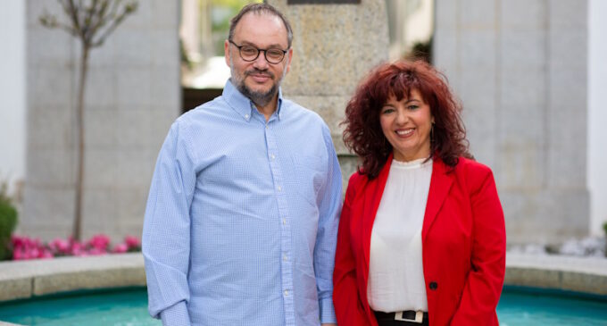 MAJADAHONDA. ELECCIONES MUNICIPALES. Daniel Pérez Pinto y Lola Sánchez Ruiz, candidatos de Más Madrid (MM) e Izquierda Unida (IU). “Majadahonda para ti”