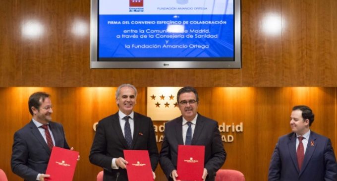 La Comunidad compra 23 equipos de última generación contra el cáncer con la donación de 46,5 millones de la Fundación Amancio Ortega