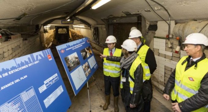 La estación de Metro de Bilbao será 100 % accesible con la instalación de siete ascensores