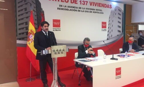 137 viviendas sociales son adjudicadas por la Comunidad de Madrid en la UVA de Hortaleza