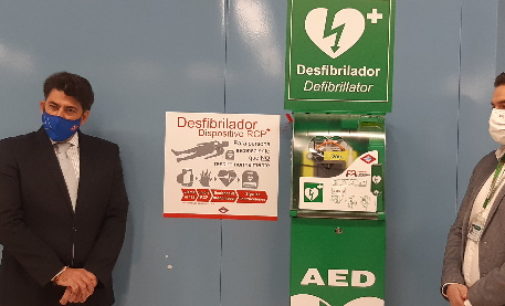En Metro de Madrid se ha completado la instalación de desfibriladores