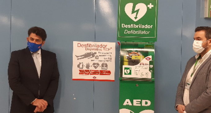 En Metro de Madrid se ha completado la instalación de desfibriladores