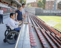 Concluyen las obras de la tribuna del Estadio de Vallecas en la avenida de la Albufera