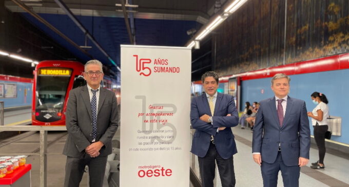 Conmemoración del 15º aniversario de las cuatro líneas de Metro Ligero de la Comunidad de Madrid