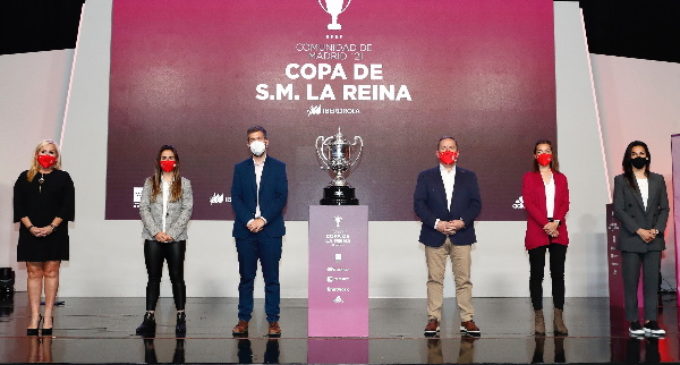 Presentación del Campeonato de España Copa S.M. la Reina de fútbol que se disputará en Madrid el mes de mayo