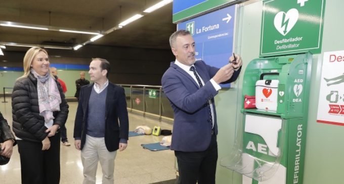 259 desfibriladores han sido instalados en la red de Metro por la Comunidad de Madrid