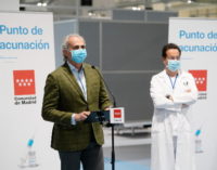Ya se han administrado en Madrid más de 1,1 millones de vacunas y continúa el proceso en los días festivos de la Semana Santa