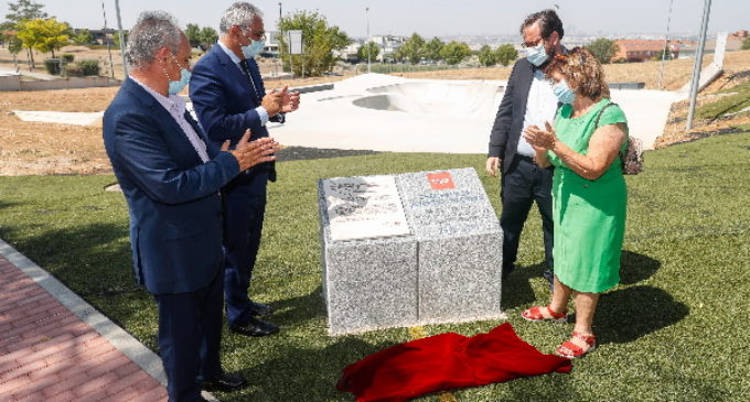 En homenaje a Ignacio Echeverría, se inaugura un skatepark en Paracuellos de Jarama
