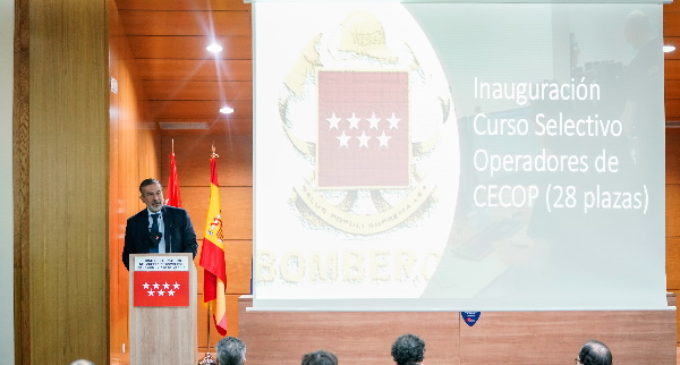 Madrid inicia el curso de formación de 28 operadores de nuevo ingreso del Cuerpo de Bomberos regional