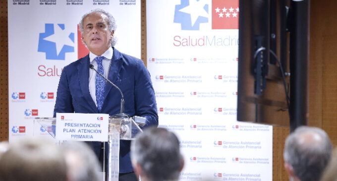 En marcha un Plan con 200 millones de euros para reforzar la atención en los centros de salud de la Comunidad de Madrid
