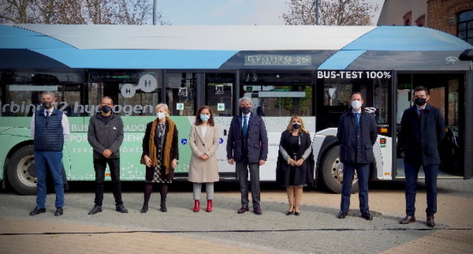 Por primera vez se prueba en la Comunidad de Madrid un autobús de hidrógeno en trayectos interurbanos