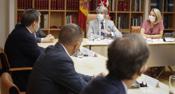 La Comunidad de Madrid ratifica su compromiso con el sector del transporte ante la crisis por el COVID-19