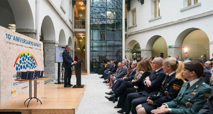 La Comunidad de Madrid, reconocida por la Asociación-Plataforma de Apoyo a las Víctimas del Terrorismo