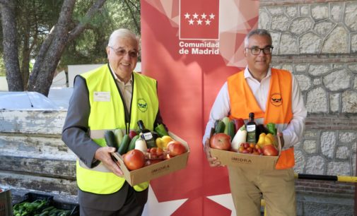 La Comunidad destina excedentes de cultivos del IMIDRA a las personas más necesitadas