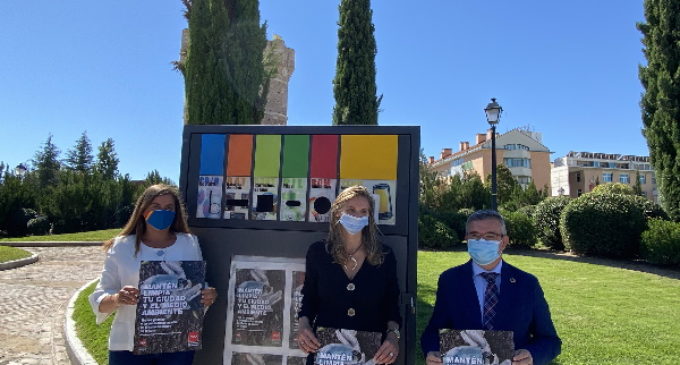 Campaña para concienciar a los madrileños sobre la manera correcta de desechar las mascarillas y los guantes usados