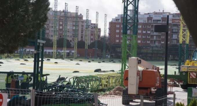 La Comunidad inicia la retirada de las torres de las instalaciones de golf en Chamberí