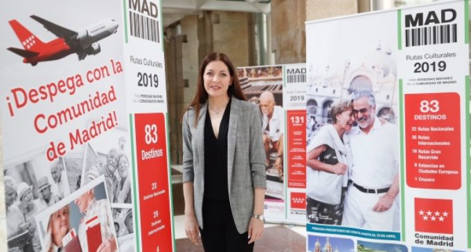 Rutas Culturales 2019 de la Comunidad de Madrid: 235.000 plazas y 680 destinos para personas mayores