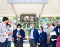 La Comunidad presenta un avanzado sistema de señalización e información en paradas de autobús para personas con discapacidad visual