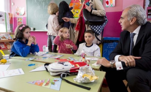 La Comunidad promueve la dieta sana y el ejercicio físico entre escolares de cinco años