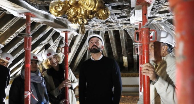 La Comunidad recupera el artesonado y la carpintería de la Iglesia de Santa María la Blanca de Canillejas