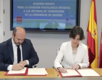Las víctimas del terrorismo disfrutarán de asistencia psicológica gratuita que será prestado por la Comunidad y la Complutense