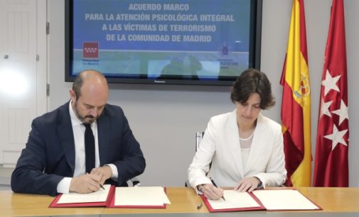 Las víctimas del terrorismo disfrutarán de asistencia psicológica gratuita que será prestado por la Comunidad y la Complutense