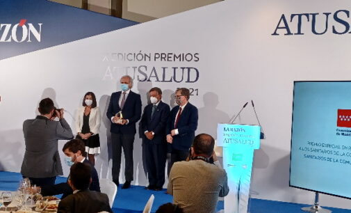 La Sanidad madrileña, premio especial concedido por el suplemento A Tu salud