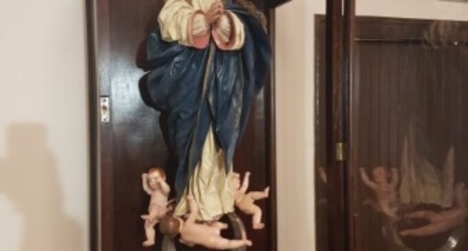 La muestra ‘Pedro de Mena. Granatensis malacae’ exhibe dos esculturas del artista restauradas por la Comunidad de Madrid