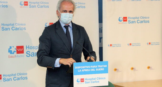 La sanidad pública madrileña utiliza un novedoso dispositivo que evita la apnea del sueño