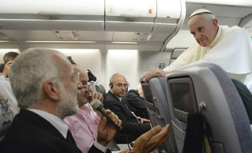 Las 10 cosas que el Papa Francisco dice a los periodistas