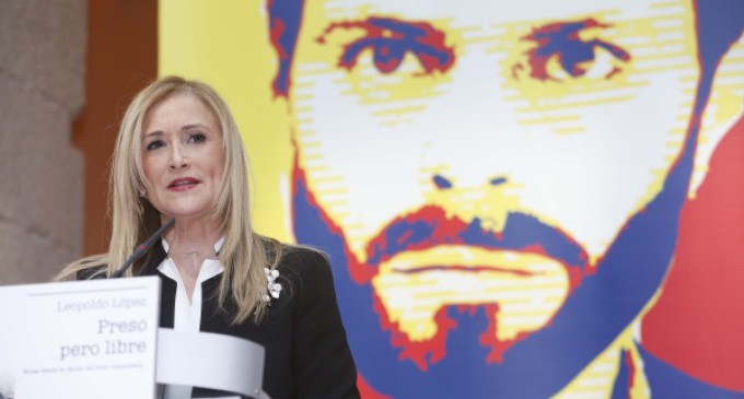 “La defensa de la democracia y la libertad nos obliga a todos: en Venezuela y en España”, afirma Cristina Cifuentes