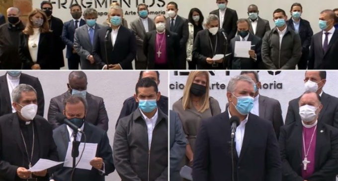 Colombia: Líderes religiosos exhortan al gobierno a dialogar para salir de la crisis